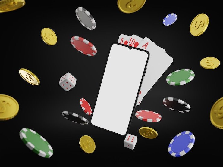 Antarmuka aplikasi mobile slot bos menampilkan dashboard utama dengan akses ke slot, live dealer, dan sportsbook
